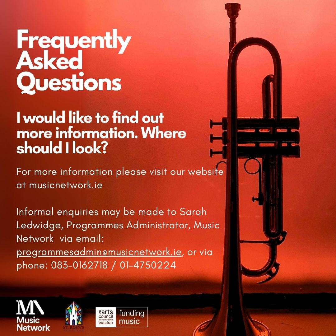🤔 Curious about our Musician-in-Residence programme with @StJohnsTheatre in Listowel? 🔎 ❓We've answered some of your frequently asked questions about the residency❓ Swipe to keep reading 👉 More info 🔗loom.ly/J5sJq1s