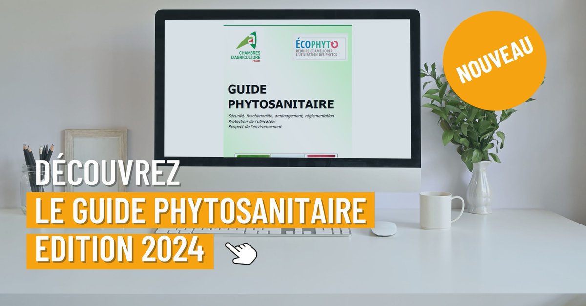 📚 Guide Phytosanitaire 2024 ✅Outil d’information & de mémo, il regroupe 30 fiches pour tout savoir sur la réglementation #phyto, pour les : ➡️conseillers ➡️agriculteurs Découvrez l'édition 2024 du Guide #Phytosanitaire réalisé par les #ChambresAgri👇 chambres-agriculture.fr/publications/t…