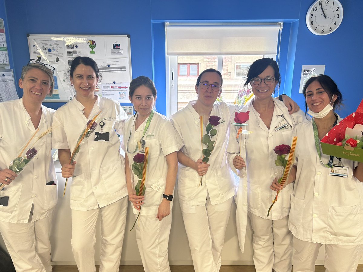 Núria Clemente Juan (@nurietacle) on Twitter photo L’equip de L’ICNU <a href="/hospitalclinic/">Hospital Clínic</a> us desitja Feliç Sant Jordi 🌹🐉 #SantJordiClínic #sedemanso #sedevillarroel #diàlisi L’equip de L’ICNU <a href="/hospitalclinic/">Hospital Clínic</a> us desitja Feliç Sant Jordi 🌹🐉 #SantJordiClínic #sedemanso #sedevillarroel #diàlisi