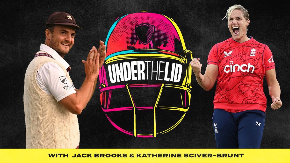 Get your questions in for #UnderTheLid hosts Jack Brooks and Katherine Sciver-Brunt! 💬 🏏 @BrooksyFerret 🏏 @KBrunt26 #AskUsAnything Under The Lid - Inside Pro Cricket Podcast is available across all podcast platforms ➡️ podfollow.com/under-the-lid-…