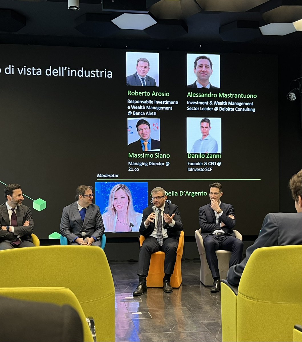 websim_'s tweet image. 80% della gen Z investono in crypto. In generale, se vediamo le analisi di portafoglio, dall’1 al 3% sono riservati alle monete virtuali e correlate. cit. Roberto Arosio, Resp. Wealth Management di Banca Aletti. 

#tokenasset #ossblockchain24