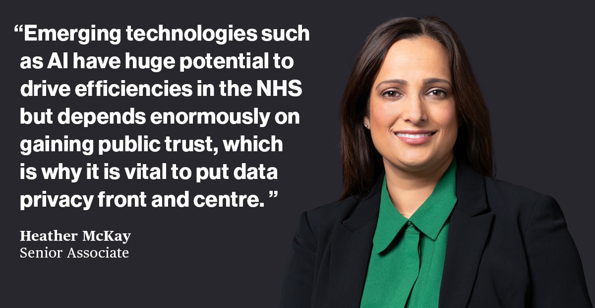 Heather McKay emphasises the critical role of data privacy in healthcare's digital evolution. As emerging technologies promise efficiency gains, she underscores the need for a 'privacy by design' ethos to build public trust. Read more: bit.ly/44eqCDm #HealthTech