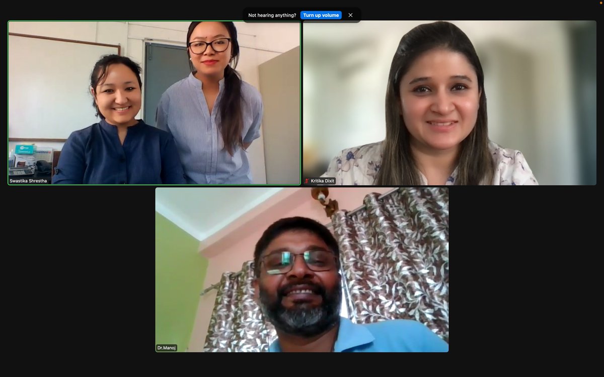 April Journal Club @BiratNepal: We had a really engaging and dynamic conversation about leprosy epidemiology and program implementation, especially since we could add more context from our fieldwork with both TB & leprosy. Insightful questions & enthusiastic involvement from all.