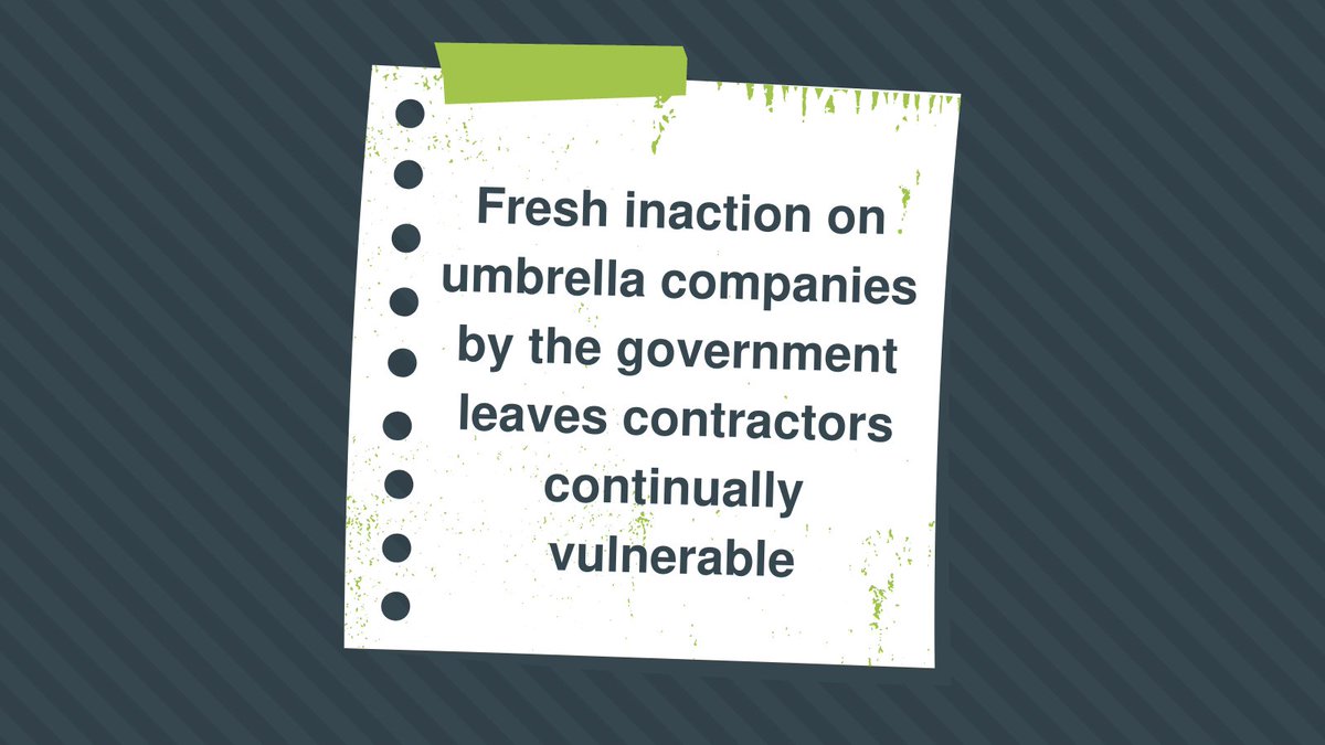 It’s far past time for forceful action to purge the unscrupulous from the umbrella industry. But this government’s next move is probably to pass the buck. Crawford Temple at @ppassport discusses here: buff.ly/3U95mdy

#umbrellacompany #contractors #government