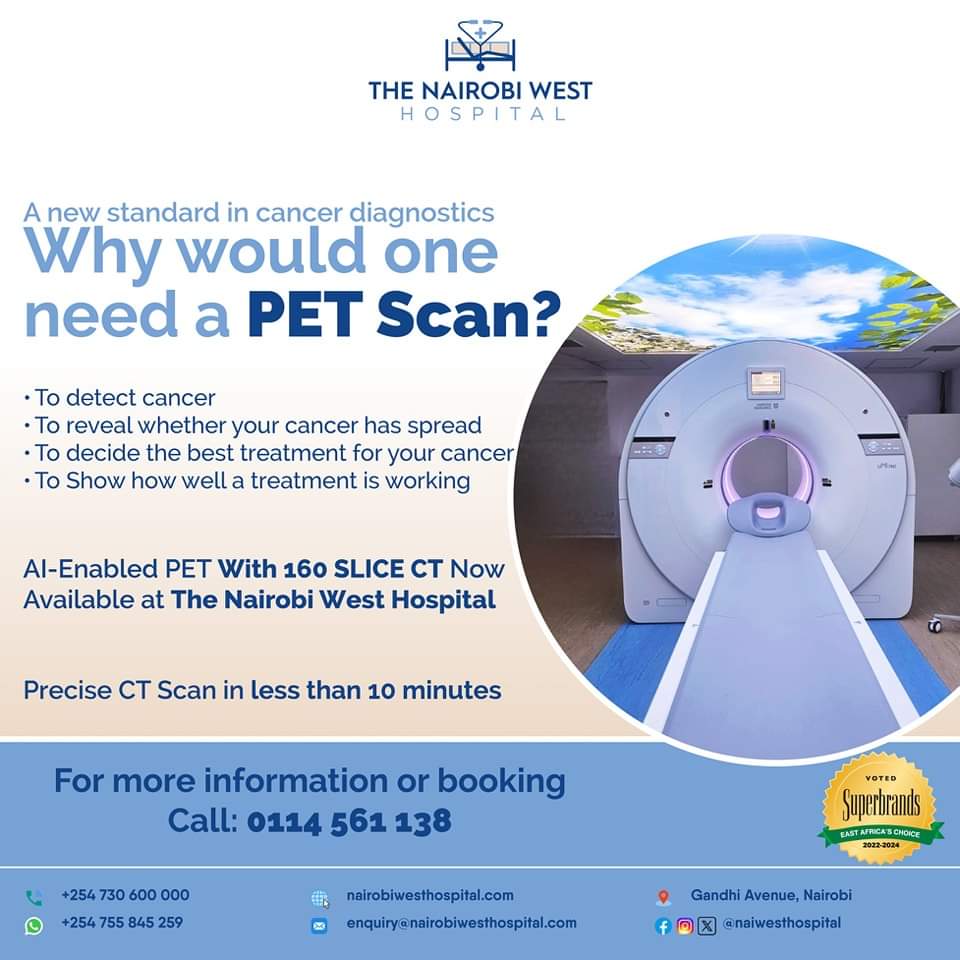 The hospital adheres to international standards for radiation safety during PET scans.
#NairobiWestPETScan
AI Enabled PetScan