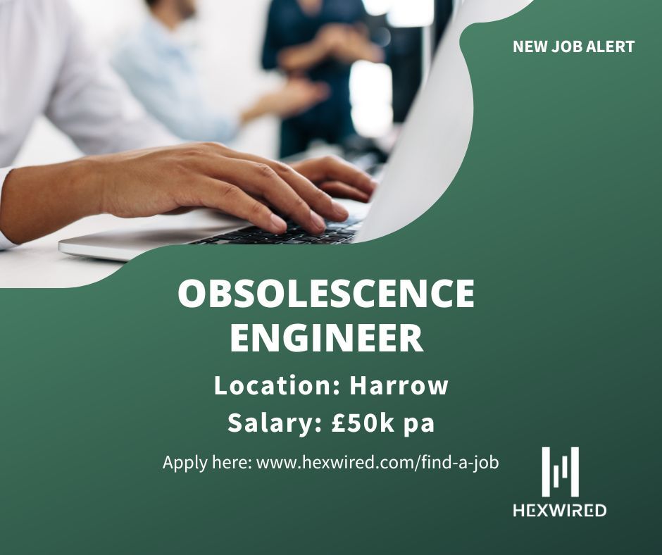 New job alert: Obsolescence Engineer 💥

Position details:
📛 Obsolescence Engineer
📌 Harrow
💷 £50k pa

Visit our website for more information or to apply ➡️ buff.ly/3w1a3xX 

#Hexwired #Electronicsjobs #Techjob #Hiringnow #Wearehiring