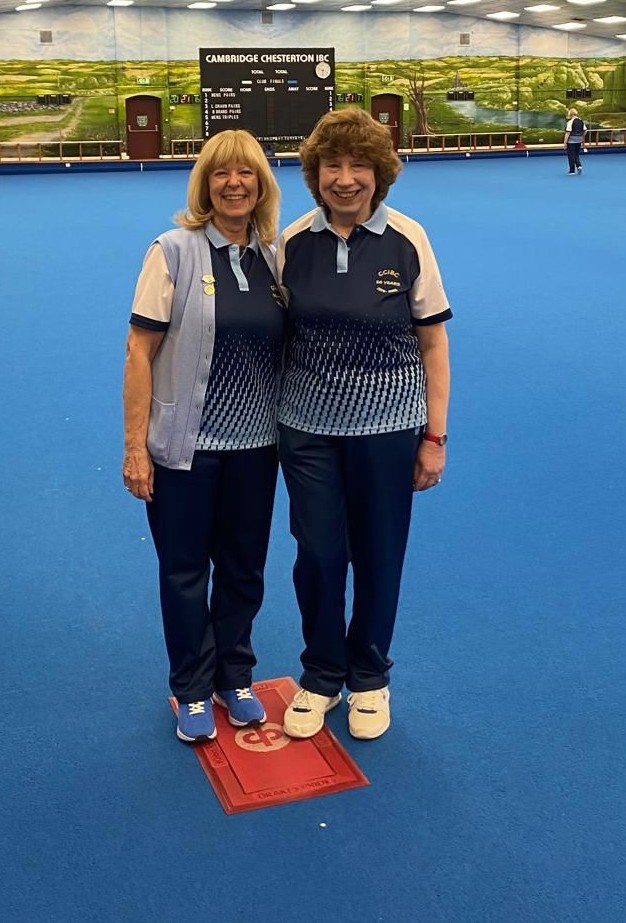 Congratulations to Barbara Dean and Sally anne Purvis for Winning The Ladies Drawn pairs #indoorbowls #bowls