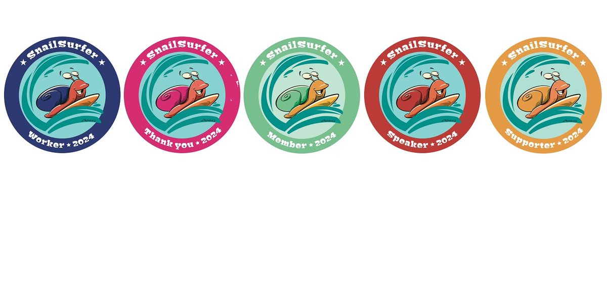 Join our great SnailSurfer Web3 community. Our Discord Call with interesting topics takes place every Wednesday at 8 pm. Our speakers are international and start at 9 pm. For all participants, members, speakers and supporters there are special rewards like poaps, etc. Join us <3