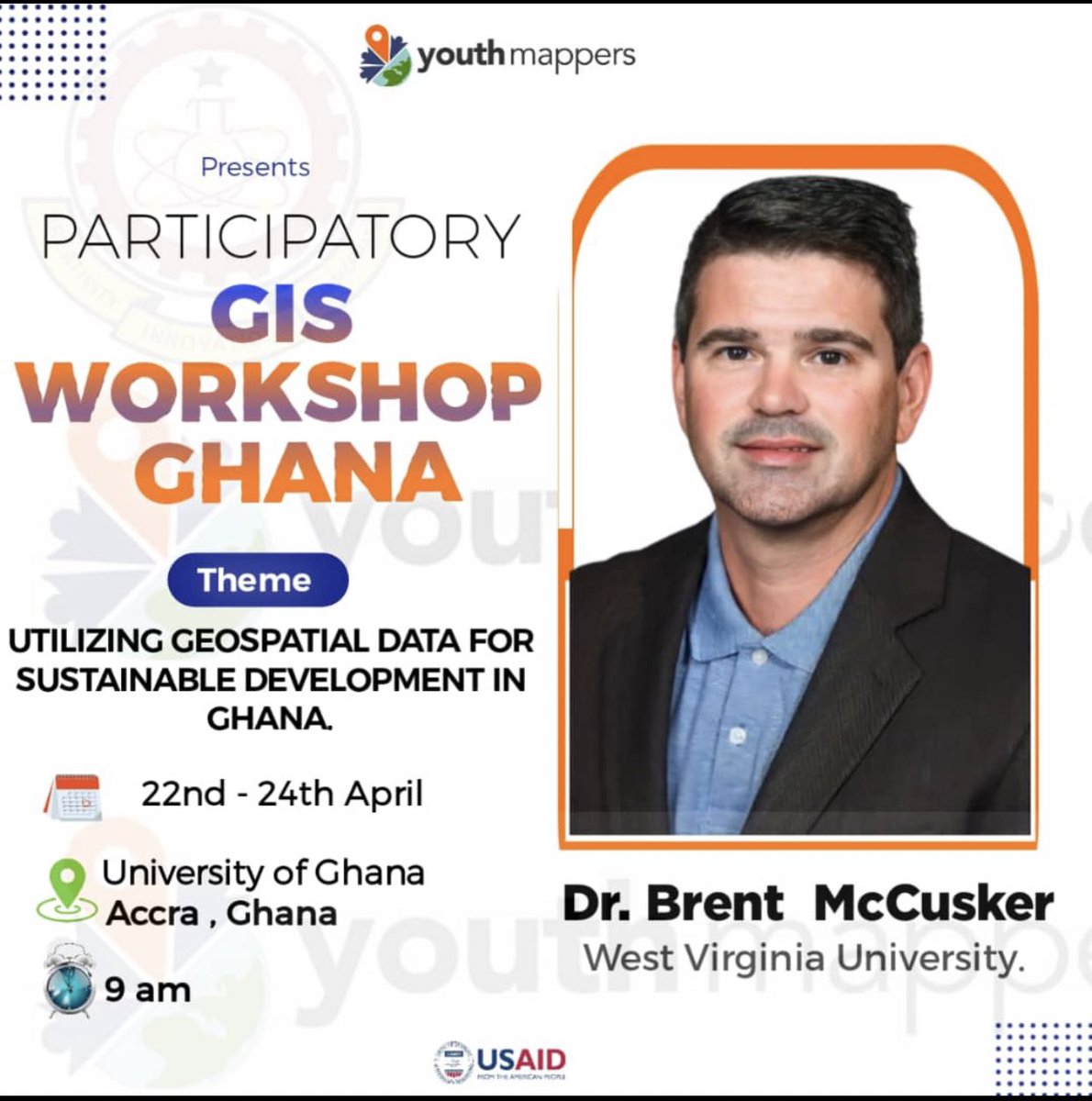 Join us for the Second day of the Participatory GIS workshop with Dr. Brent. ‼️Steaming live on instagram now‼️. @ug_youthmappers on instagram #youthmappers #gis #mapping