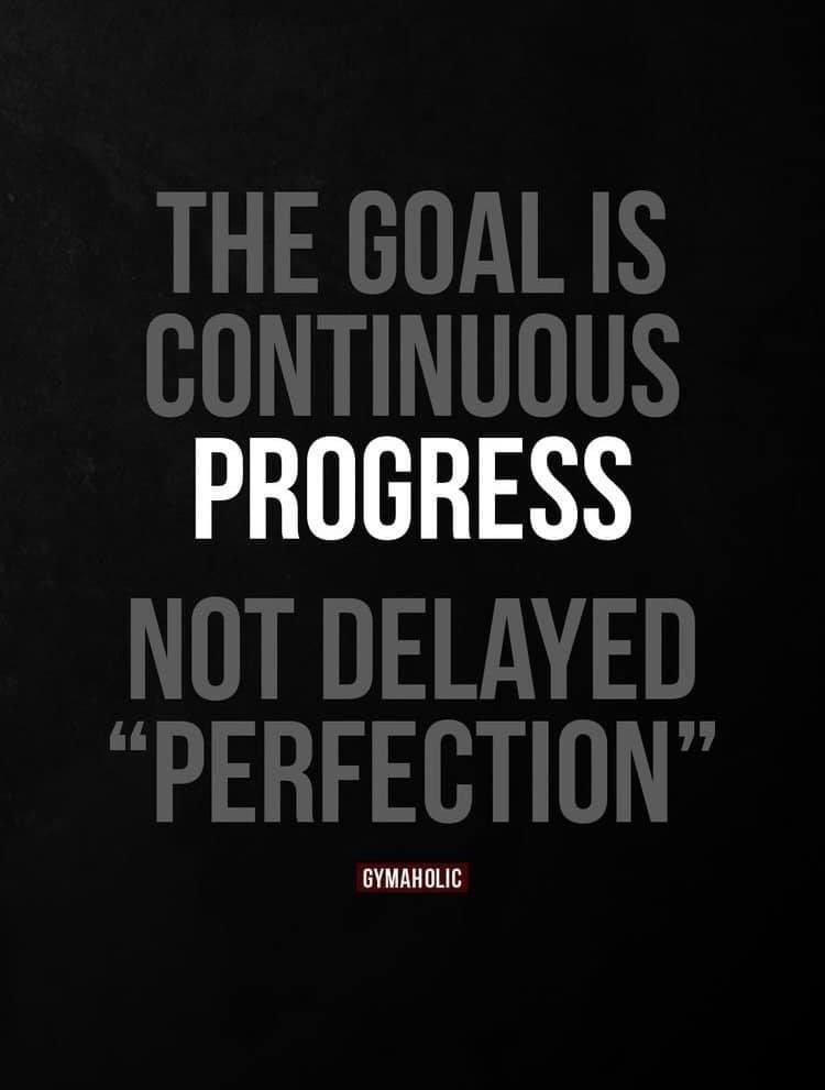 Just a reminder to myself and anyone else who needs it: progress over perfection! 🌟 It's all about taking small steps forward every day, rather than waiting for everything to be perfect before taking action. #ProgressOverPerfection #ContinuousImprovement @StevenMusielski