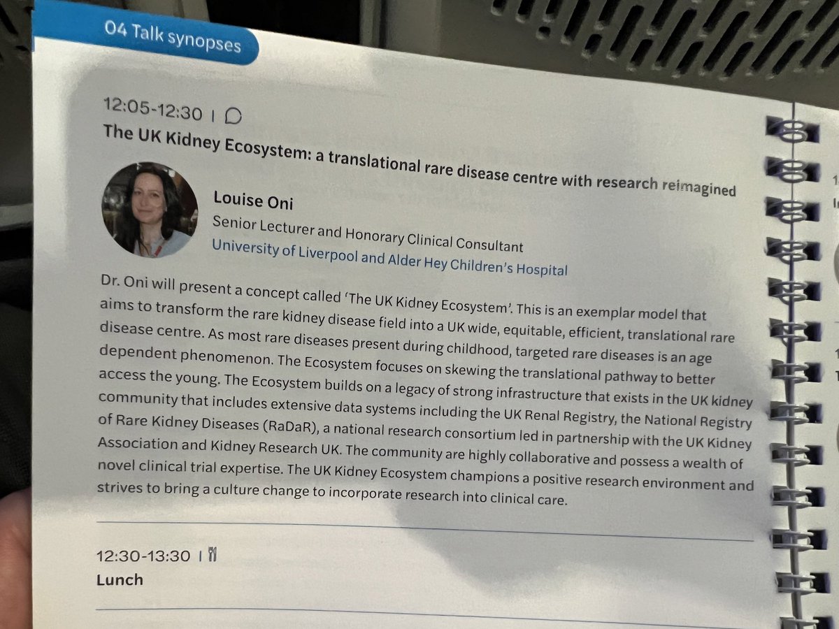 Getting ready for @louise_oni and her rare disease ecosystem in children’s kidney diseases #LATSS2024