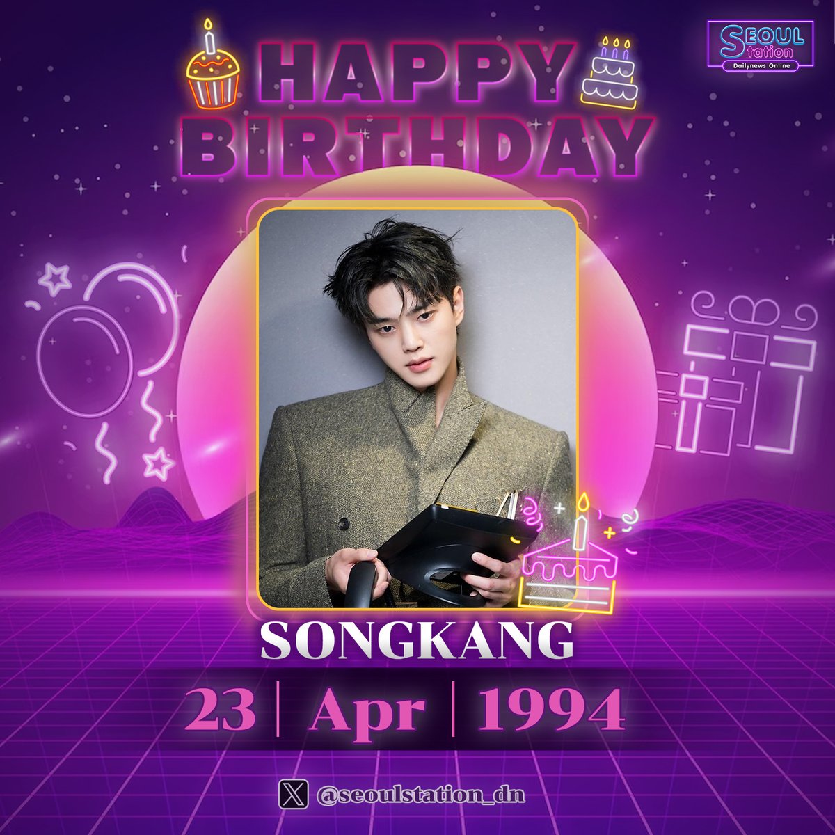 #SeoulStation : สุขสันต์วันเกิด #SongKang นะค่าา 🎂💖
.
แฟนๆ มาร่วมอวยพรให้กับซงคังกันค่าาา 💐🎉
.
Happy Song Kang Day
.
#강이야_생일축하해 
#봄처럼_다가온_송강생일 
#HappySongKangDay
#เดลินิวส์