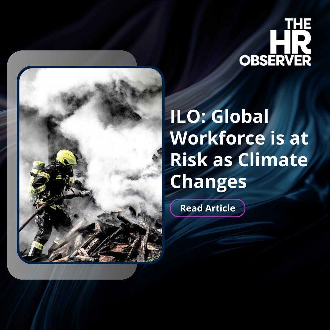 A new International Labour Organisation (ILO) report warns that over 70% of the global workforce is at risk from climate change-related health hazards, including exposure to excessive heat, hazardous chemicals, and vector-borne diseases. Read more: bit.ly/49Mag5P