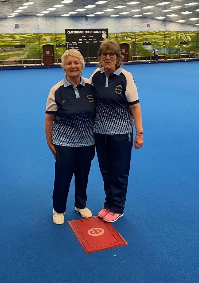 Congratulations to Jackie Russell and Val Hughes for winning the Barbara Brand Pairs #indoorbowls #bowls