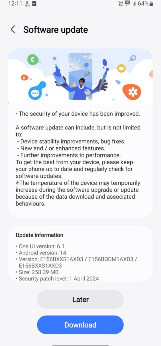 Samsung Galaxy F15 First Software Update - India #Samsung #GalaxyF15