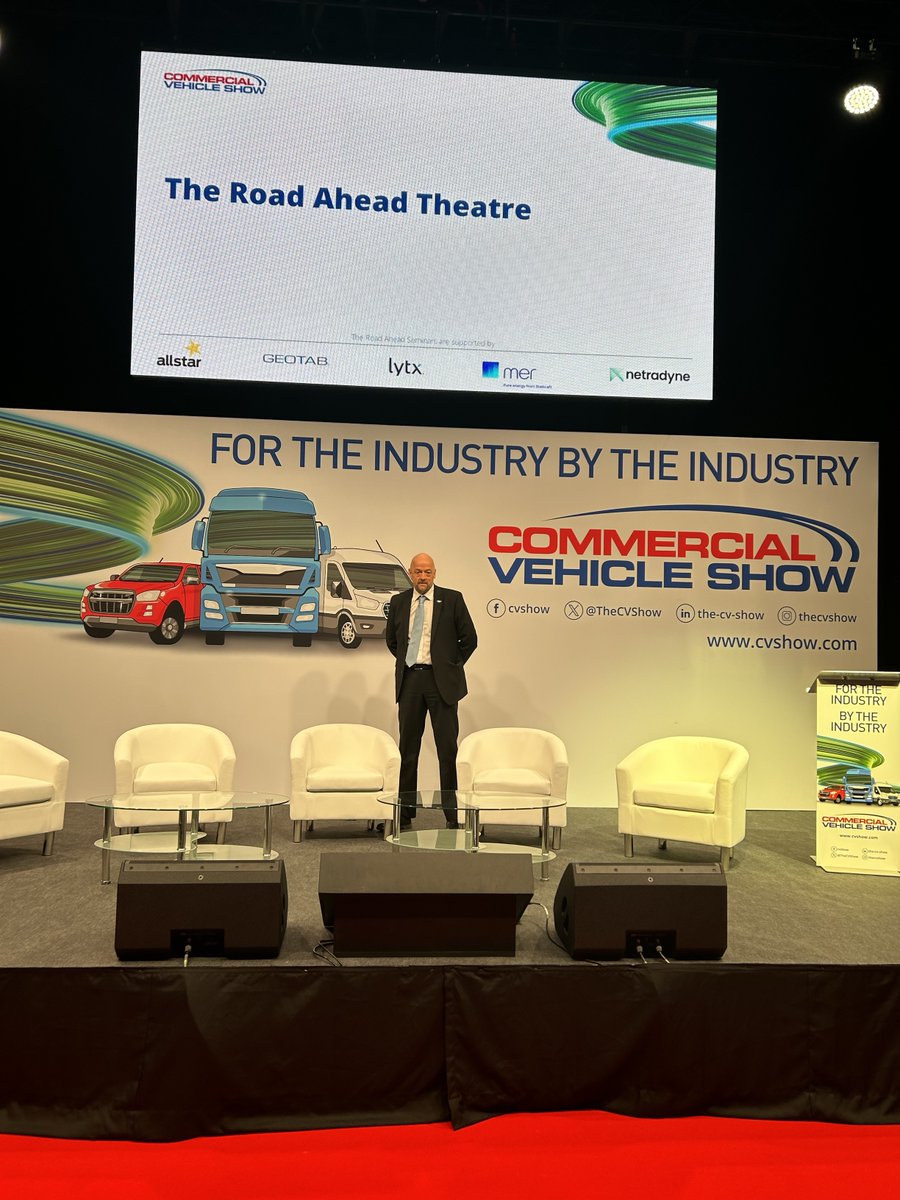 Looking forward for this year's #CVShow! Three days of seminars starting today, all covering key industry topics like decarbonisation, people, wellbeing, technology, and zero-emission vehicles. 

Don't miss out! Check the full schedule here: lnkd.in/eBAtXxgz