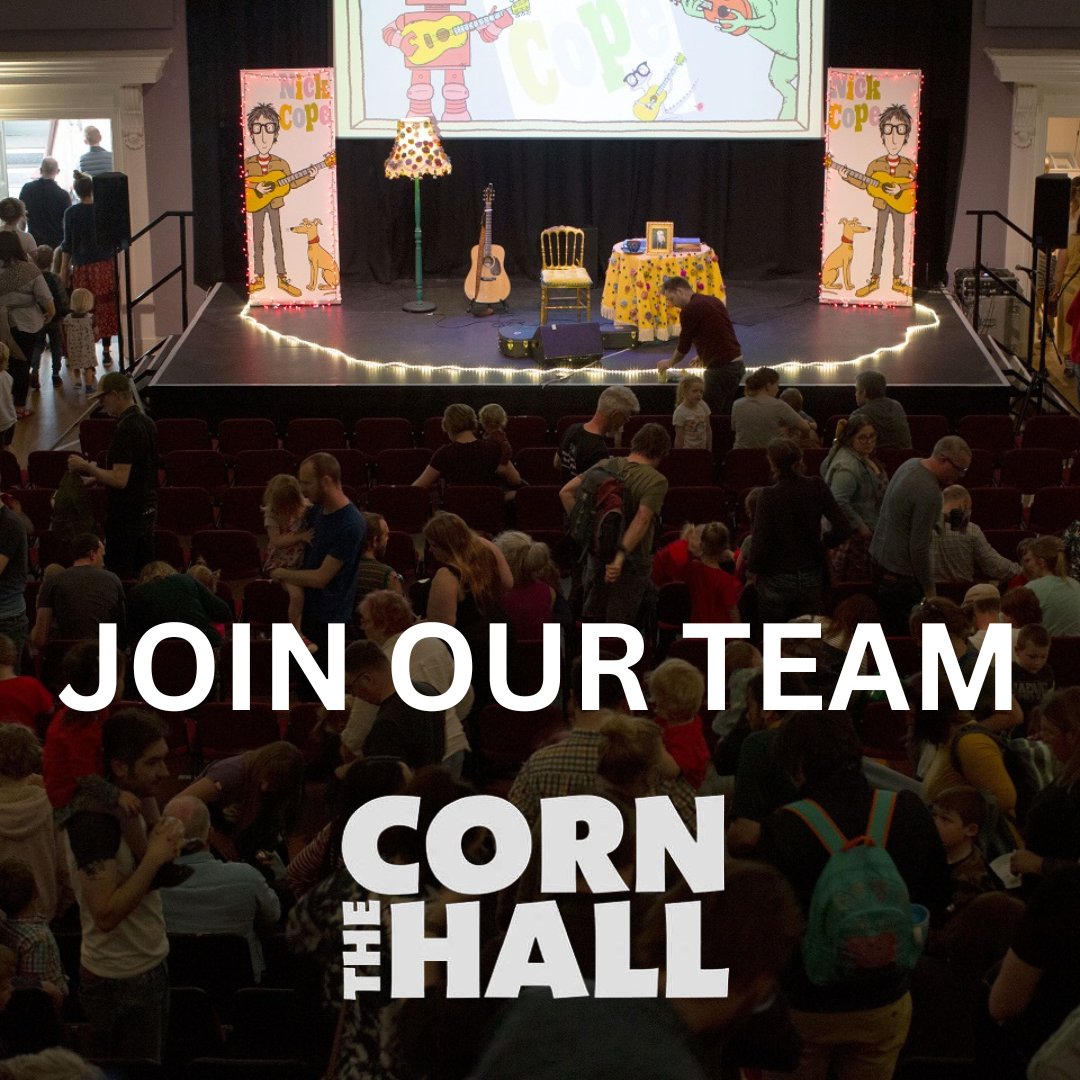 JOIN OUR TEAM! We're looking for a CASUAL DUTY MANAGER to assist in the running of events. See Indeed for full details. Please send a letter and CV showing how you meet the requirements for the role and email to keith.philpott@thecornhall.co.uk