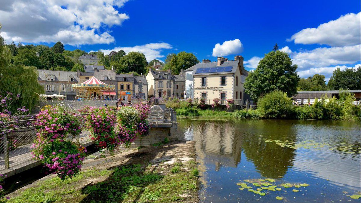 Superbe vue de La Gacilly #Morbihan #Bretagne #MagnifiqueBretagne #BaladeSympa #MagnifiqueFrance