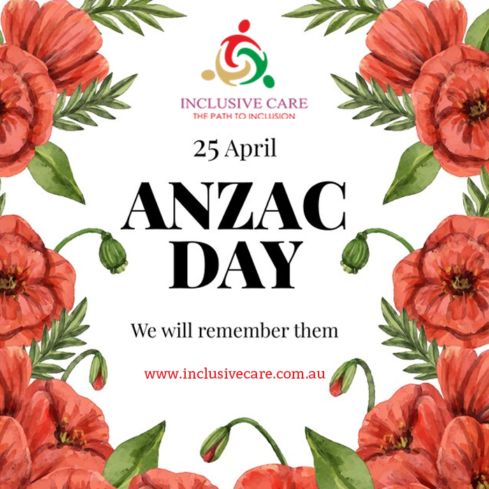 At Inclusive Care, we stand together in gratitude and solidarity for their selflessness and courage.
.
.
.
.
#ANZAC #anzacday #lestweforget #bravesoldier #heros #InclusiveCare #perth #australia