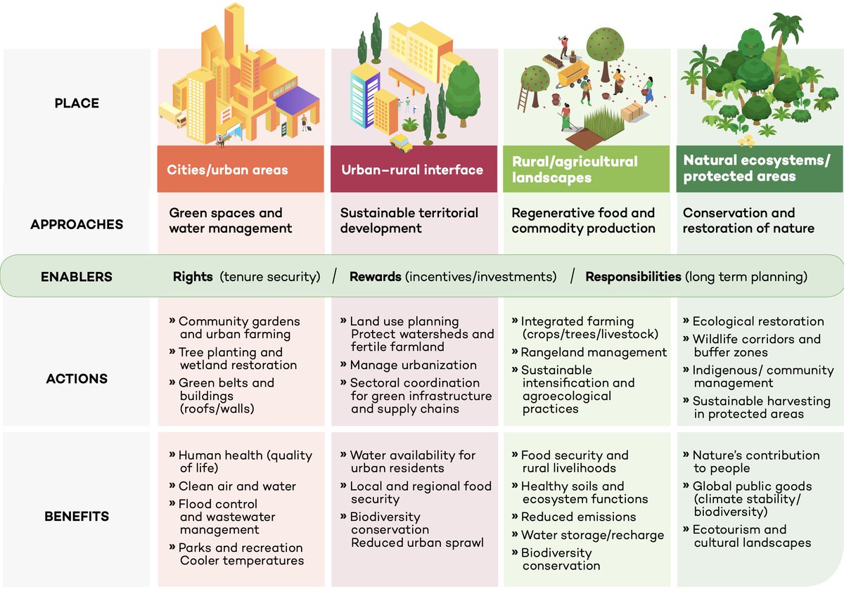 #LandRestoration isn't just about planting trees; it's about reshaping our communities and ecosystems for a sustainable future. From urban green spaces to rural farmland and nature reserves, all sectors benefit. 

So let's all pitch in to secure our common future. 

#UNited4Land