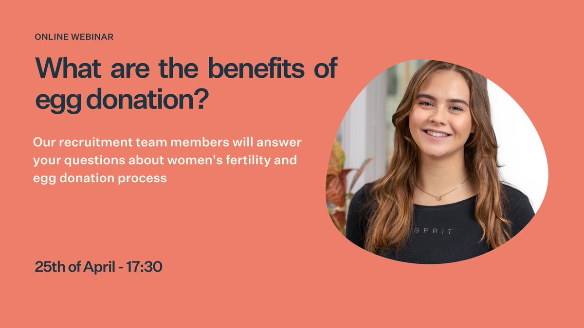 How to Become an #eggdonor #Webinar on 25 April at 17:30
✅ Free #FertilityHealthCheck
✅ Free #GeneticScreening
💰 £750 Fixed Compensation
❤️ Help Others Fulfill Their Dream
Book your spot   bit.ly/3QfB7An