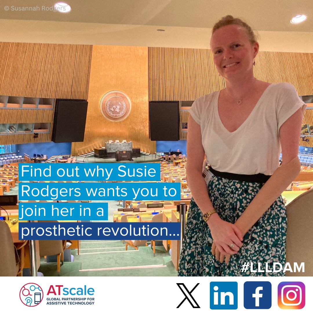 This Limb Loss & Limb Difference Awareness month, discover why @Susie_Rodgers wants you to join her in a #prosthetic revolution by reading our blog “In search of a prosthetic revolution: from charity to investment” on our website tinyurl.com/225v86w2 #LLLDAM 🧡@FCDOInclusive