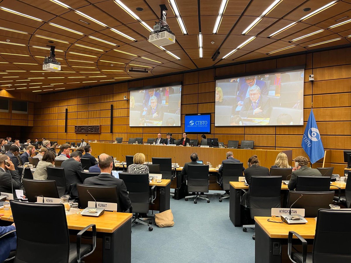 ⚡️We welcome the consensus decision on the membership of the Advisory Group taken in line with «Vienna spirit» at the resumed 61st session of the CTBTO Preparatory Commission 🇷🇺 We congratulate all new AG members, including Andrey Kravchuk from the Russian Federation
