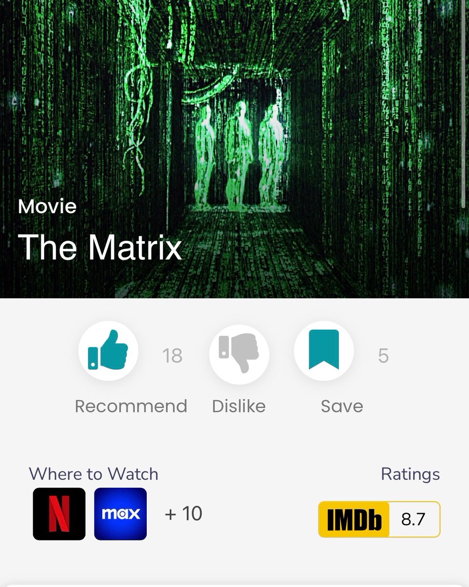 spreadyapp's tweet photo. Enter the mesmerizing realm of "The Matrix" directed by the Wachowskis. Question the nature of reality with "The Matrix" fans on Spready and recommend, if you enjoyed it. Find out where it’s showing in your country.
#FilmTwitter #TheMatrix #Wachowskis #RealityBender #FilmTwitter #filmX
