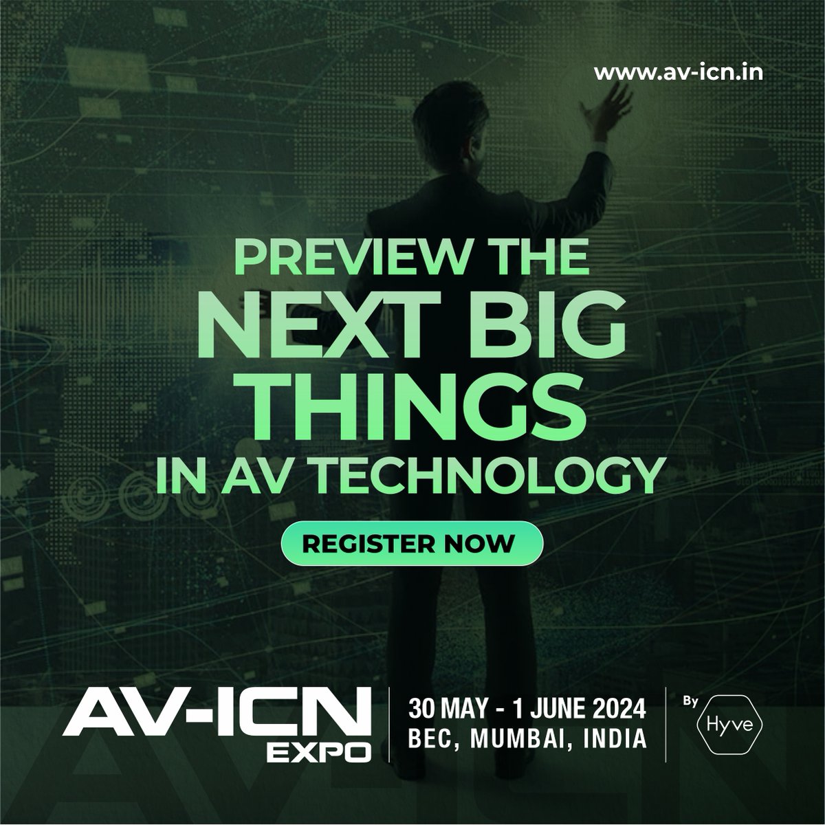 Be the first to experience the revolution at AV-ICN Expo 2024!
Join us in Mumbai for a glimpse into the extraordinary – Register now and lead the change!
#AVICNExpo2024 #FutureOfAV #TechInnovation #MumbaiExpo