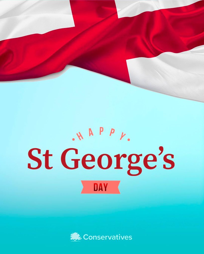 Happy St George’s Day 🏴󠁧󠁢󠁥󠁮󠁧󠁿