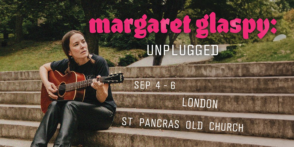NEW: Margaret Glaspy (@mglaspy) has just announced a run of intimate unplugged shows at St Pancras Old Church (@SPOCMusic) this September! 🎶 Tickets on sale 10:00 Friday 26th April 2024 - set an event reminder here: bit.ly/3xOK5y8
