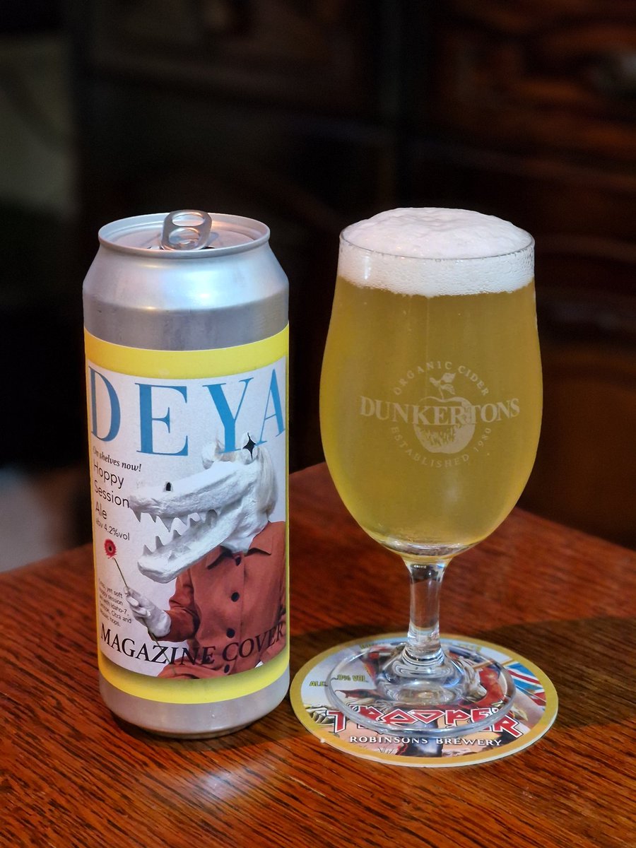 A smashing hoppy session ale by Deya, this is Magazine Cover. A very enjoyable, smooth, sweet, tropical beer. Loads of grapefruit, lemon, and lime, this was properly moreish. One of the best I've had from Deya