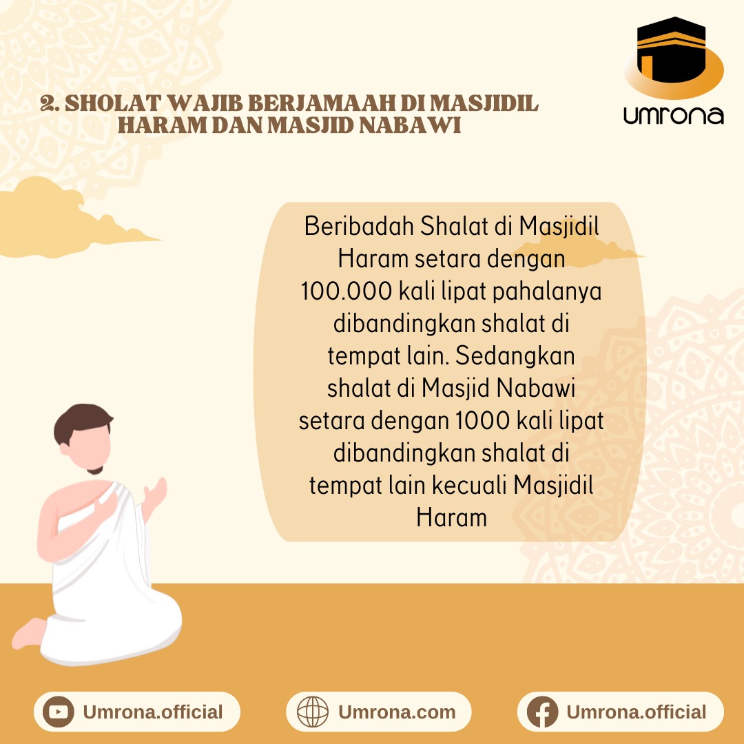 umrona_official's tweet photo. Langkah-langkah spiritual di tanah suci. Mengikuti jejak Rasulullah dalam 7 amalan ibadah ketika berada di tanah suci. 
#umrona #umroh #umroh2024 #umrohmurah #mekkah #MADINAH https://t.co/NJGoRE7dwP