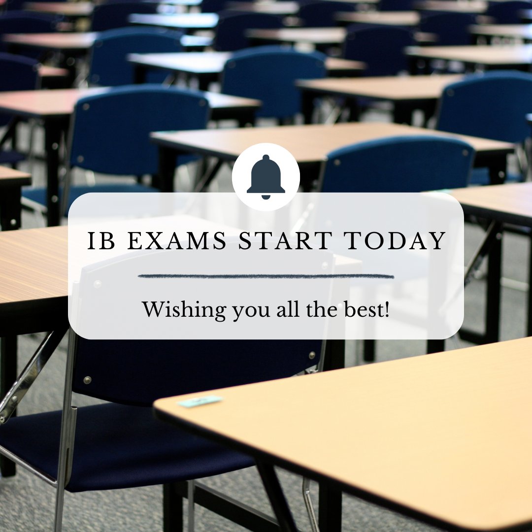 To all our pupils sitting their exams today - good luck, you've got this! 💪🌟
