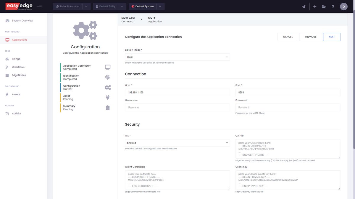 Domatica_IoT's tweet image. Exciting Update for EasyEdge MQTT Application Connector Users!

We&apos;re thrilled to announce that MQTT Application Connector (2.0.2) now supports certificate-based authentication for secure data transfer.

Let&apos;s ensure your data stays safe with MQTT Application Connector (2.0.2)!🔒