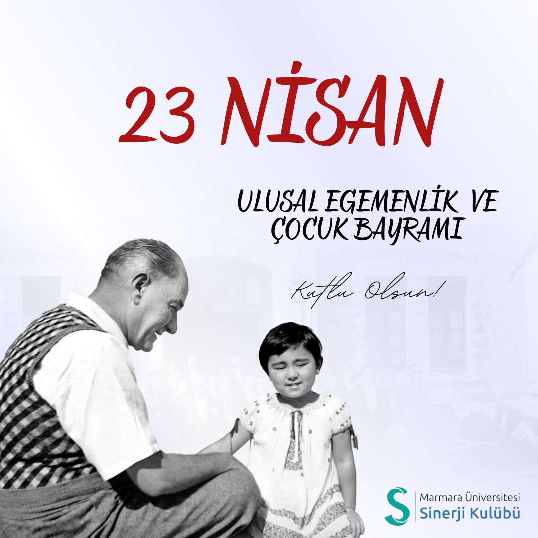 Gazi Mustafa Kemal Atatürk’ün çocuklarımıza armağan ettiği 23 Nisan Ulusal Egemenlik ve Çocuk Bayramımız kutlu olsun ❤️ #23NisanKutluOlsun