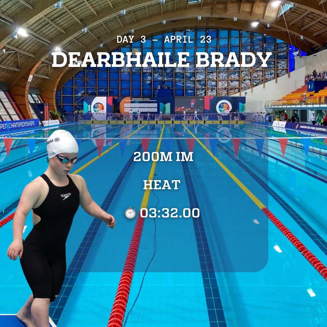 Second and third place in their heat sees Turner and Brady through to this evenings 200m IM final at 18:47! #Madeira2024 | #ParaSwimming | #TheNextLevel