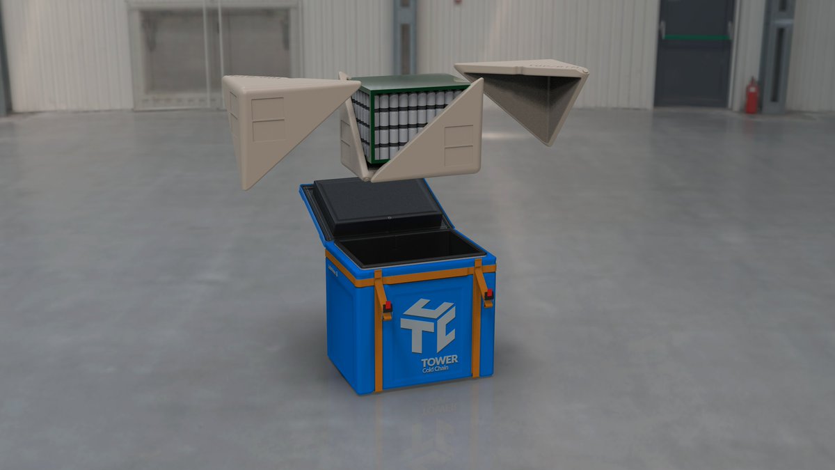 Introducing the KTEvolution 12: our 12L small parcel container with a patent-pending pyramid-shaped PCM/dry ice design for consistent temperature - tailored for life sciences and high-value products.

Learn more: towercoldchain.com/tower-cold-cha…

#innovation #coldchain #lifesciences