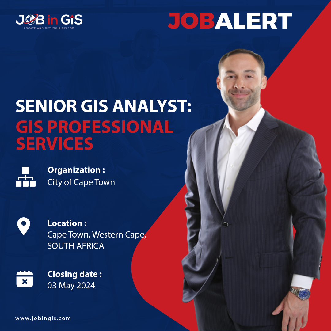 #jobingis: City of Cape Town is hiring a Senior GIS Analyst: GIS Professional Services
📍: #CapeTown, #WesternCape, #SouthAfrica  

Apply here 👉 : jobingis.com/jobs/senior-gi…

#Jobs #mapping #GIS #geospatial #remotesensing #gisjobs #Geography #cartography