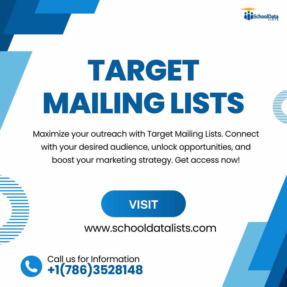 Connect with industry influencers and thought leaders. Engage with their content, participate in discussions, and build relationships.

schooldatalists.com/targeted-maili…

#TargetedMailings #DirectMarketing  #BoostSales #MarketingStrategy #DataDrivenMarketing #EmailCampaigns