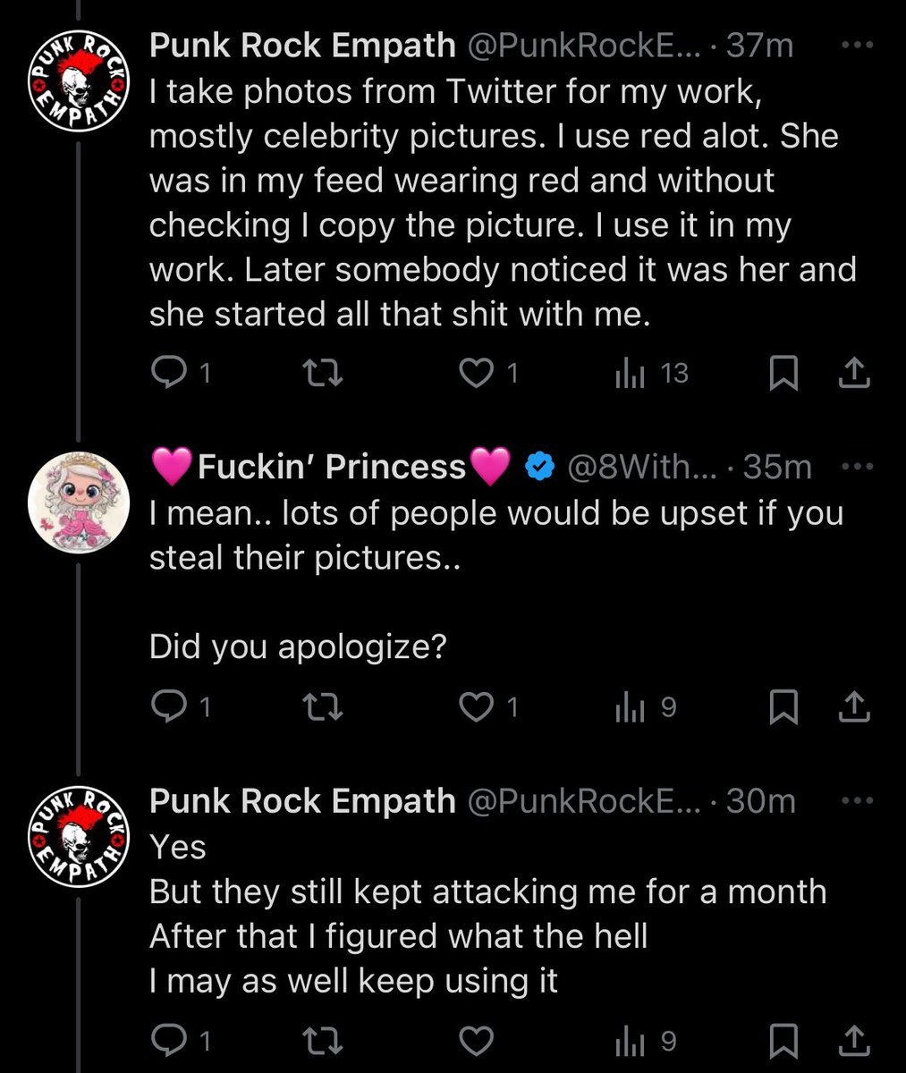 Let’s set the record straight. He NEVER apologized to me. He told me I should like it and I should be thankful. @PunkRockEmpath is a creep. He is a liar and a fraud. I “started shit” with him. I told him to take it down. He refused. Fuck that pathetic incel.