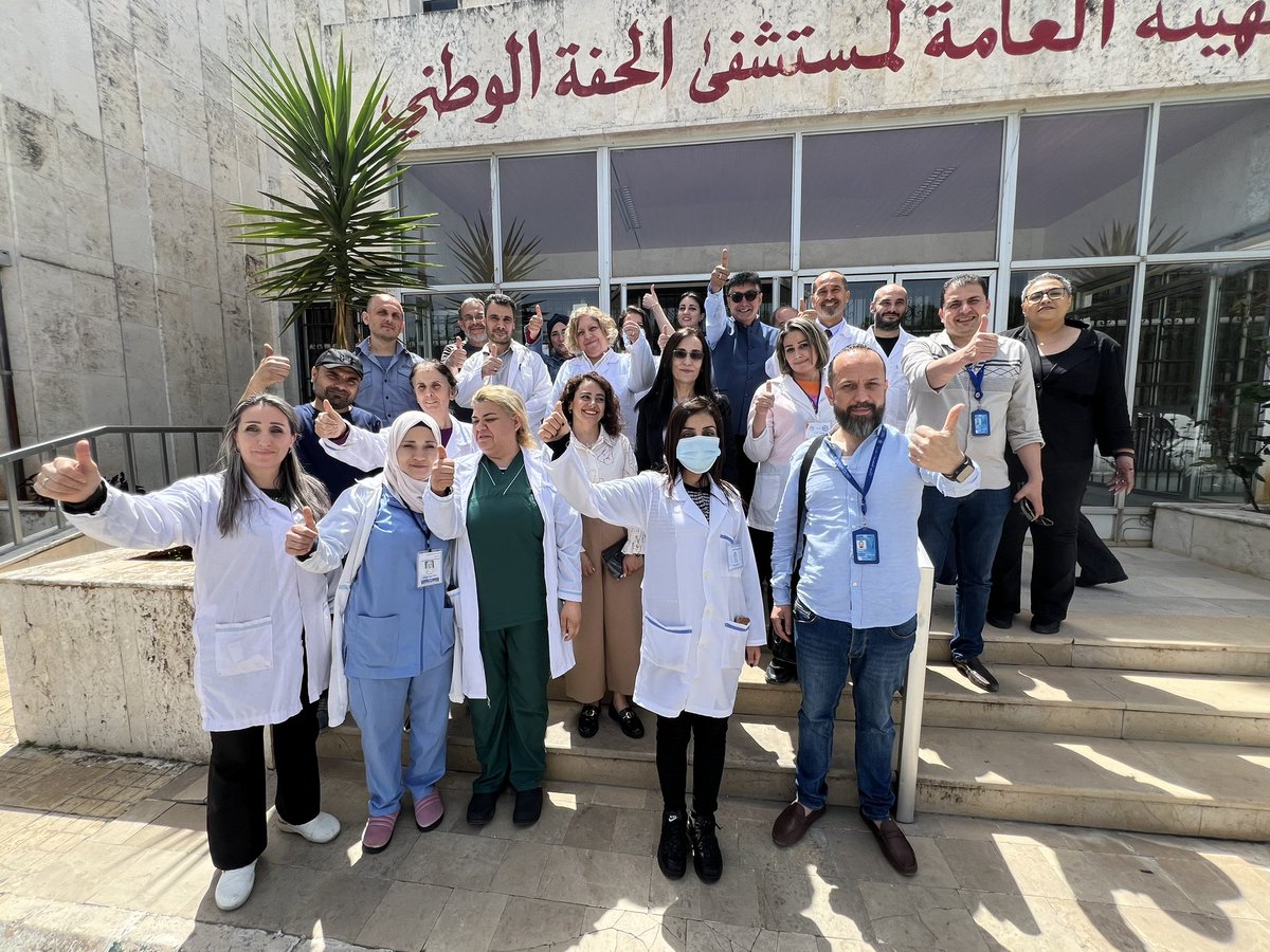 An inspirational visit to Al Haffa Hospital in #Latakia. @UndpSyria has been supporting energy, waste management solutions, taking care of facilities for #Caregivers: Doctors, Nurses, Technicians & all others who work against all odds, tirelessly & with a smile. @UNDPArabStates