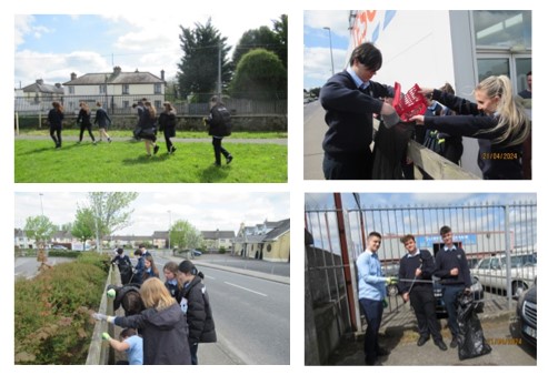 Shoutout to our amazing Transition Year students who rolled up their sleeves for a litter-picking session! The students choose this as part of the community involvement aspect of their course. #community #respect #care #TipperaryETB #corevalues