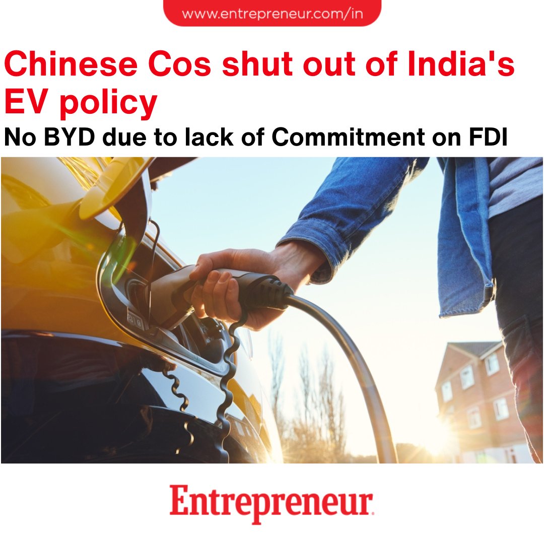 Chinese EV Companies May Not Enjoy Duty Concessions Under EV Policy

Read: ow.ly/UQVJ50RlYmG 

#TeslaInc #globalEV #FDIrequirement #BYDexclusion #EVpolicy #ChineseEV #centGovt #newPolicy #EVindustry #concessionalDuty #ElectricVehicle #AutomotiveIndustry