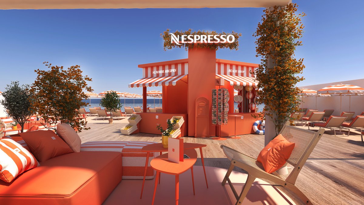 La plage Nespresso brille sur la croisette à l’occasion du Festival de Cannes 2024 #FoodNews foodgeekandlove.fr/foodnews/plage…