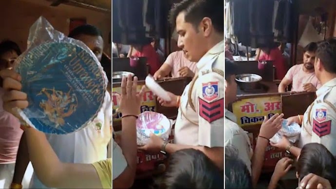 SHOCKING NEWS 🚨 Chicken Biryani served on plate with Lord Ram's photo in Delhi's Jahangirpuri. Bajrang Dal & local Hindu organisations noticed Lord Ram's photo on the plates kept at the biryani shop 🔥🔥 Delhi Police quickly reached the scene and a packet of four plates