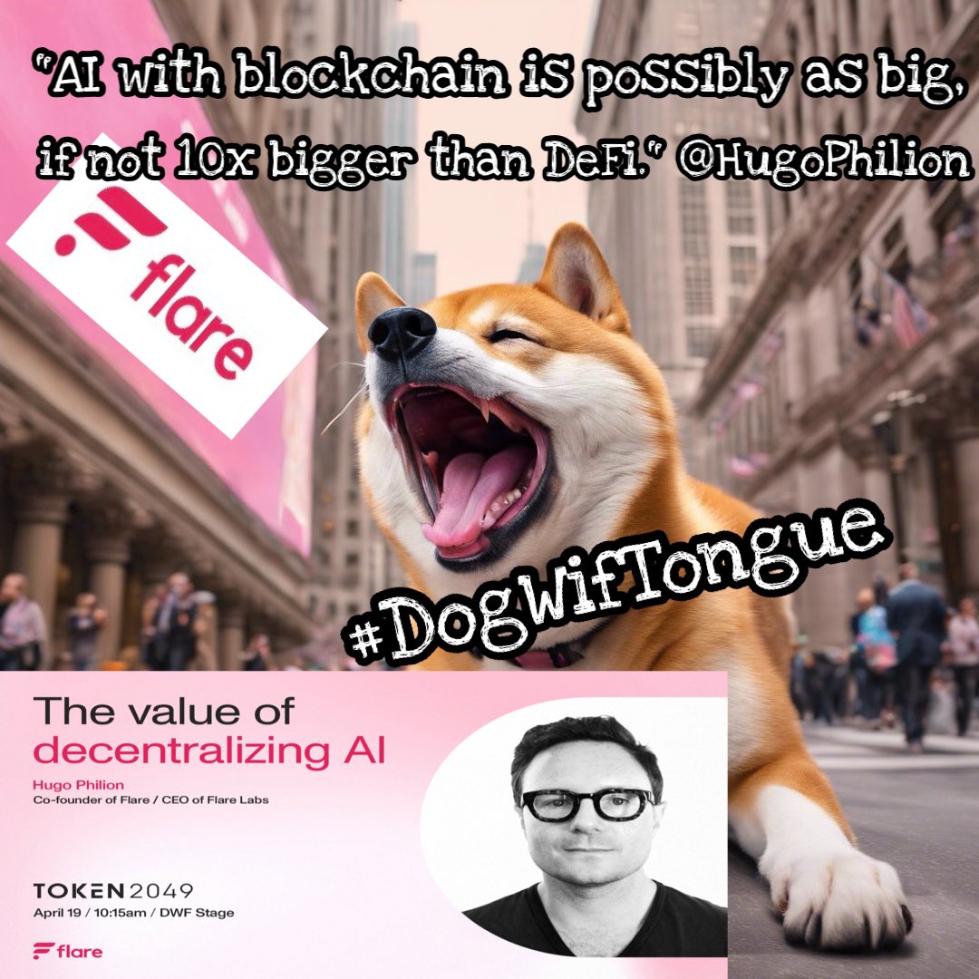 DogWifTongueFL's tweet photo. #DogWifTongue is definitely the underdog in the #Flare meme ecosystem. But that doesn’t matter as it is here to help #shipeverything2024 & #connecteverthing by supporting #FAsset promotion at our website. Once unchained it will fly. https://t.co/SYPA50cKOb