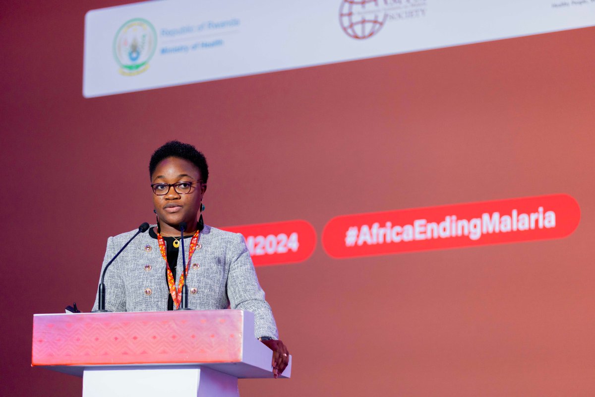 A robust communication strategy for social mobilization & community engagement across national & district levels is critical to create new behaviors” Dr. @evelyne_da19568 at the #MIM2024 in Rwanda #AfricaEndingMalaria