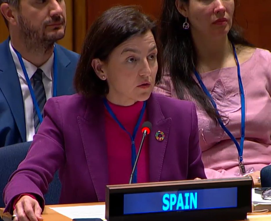 The Spanish delegation continues to deliver leadership today on international tax matters. The call for public country by country reports is particularly timely & relevant to be considered by the #UNTaxConvention, to right a decades long wrong that solidifies deep injustices.#FFD