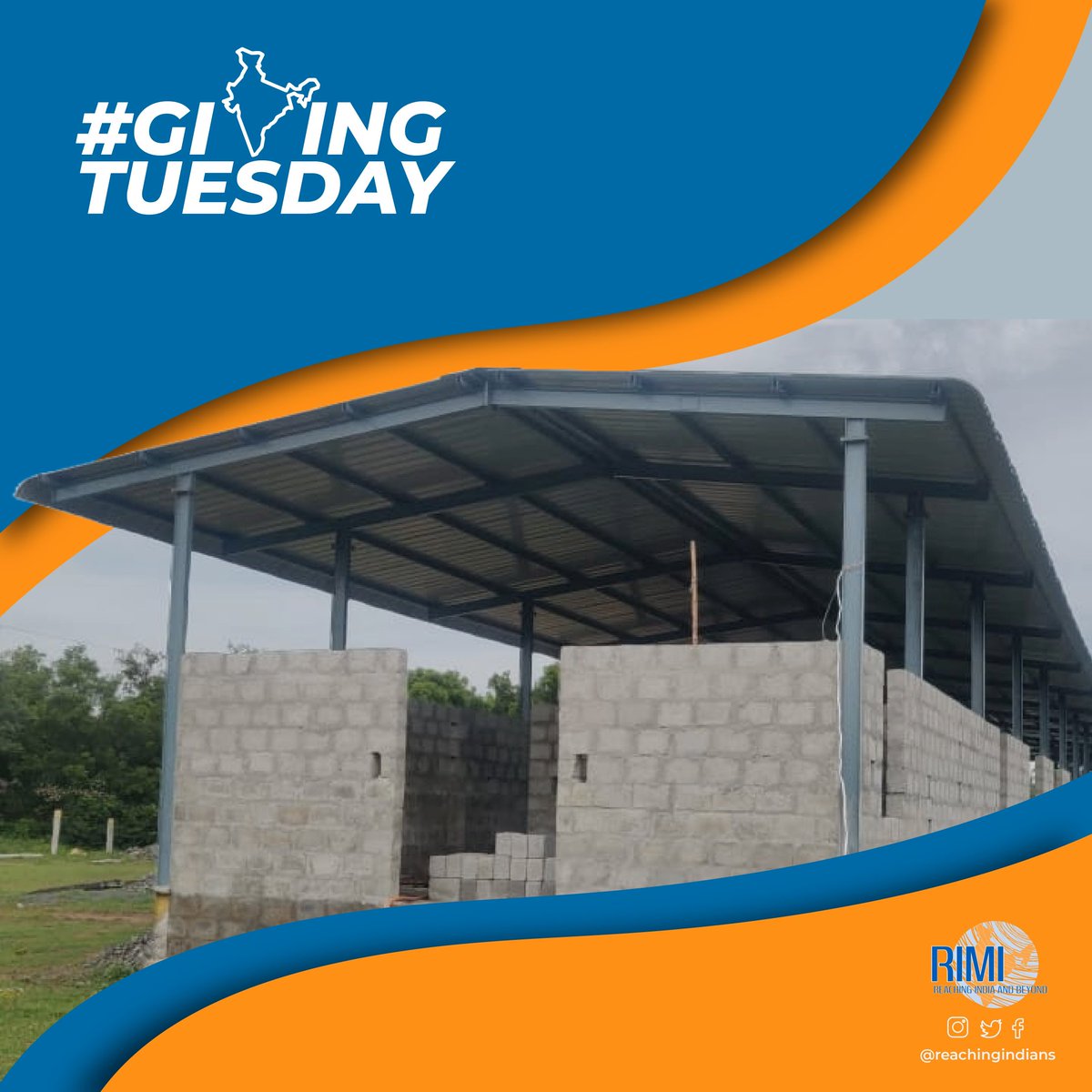 ReachingIndians's tweet photo. We are focusing on raising funds for the Salem, Tamil Nadu Bible construction. We raised enough to purchase the land and start the construction of the frame of the building. Now we need the funds to complete the walls and interior.
#Givingtuesday  #Donation #India #Southasia https://t.co/xrHRbrkh0L
